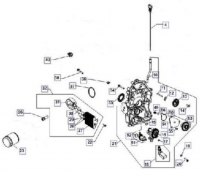 Система смазки двигателя KOHLER ЕCH 749-3041
